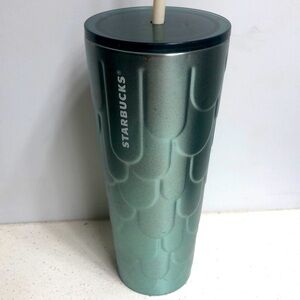Starbucks Stainless Steel Mermaid Tale Tumbler 24 Ounces